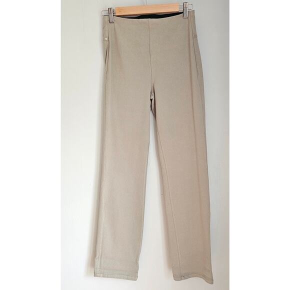 Lysse New York Boyfriend 4X Stretch Tan Denim Jeans Womens Sz S - Picture 2 of 9